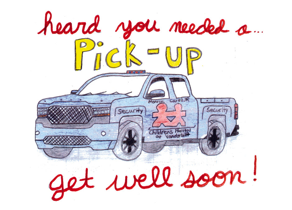 Get Well Pick-up Card